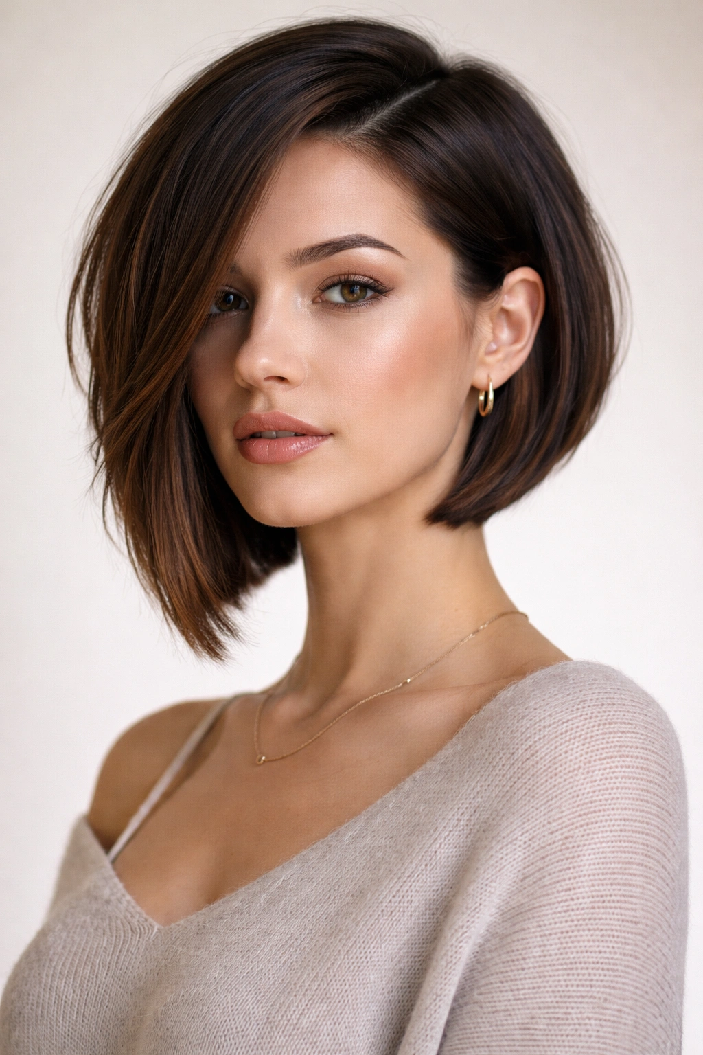12 Modern Bob Cuts For Straight And Wavy Hair 11 Asymmetrical bob with uneven lengths creating bold silhouette.