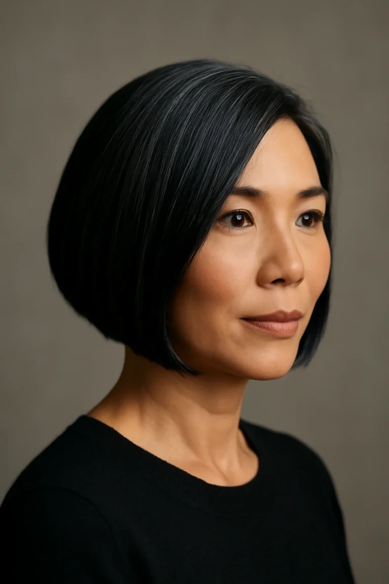 10 Short Haircuts for Asian Women Over 50 to Try