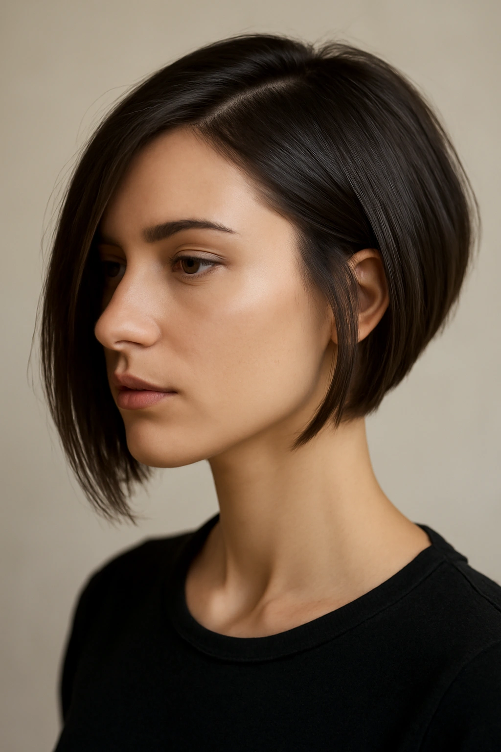 20 Short Bob Hairstyles You Can Style in Minutes 10 Asymmetrical bob with one longer side