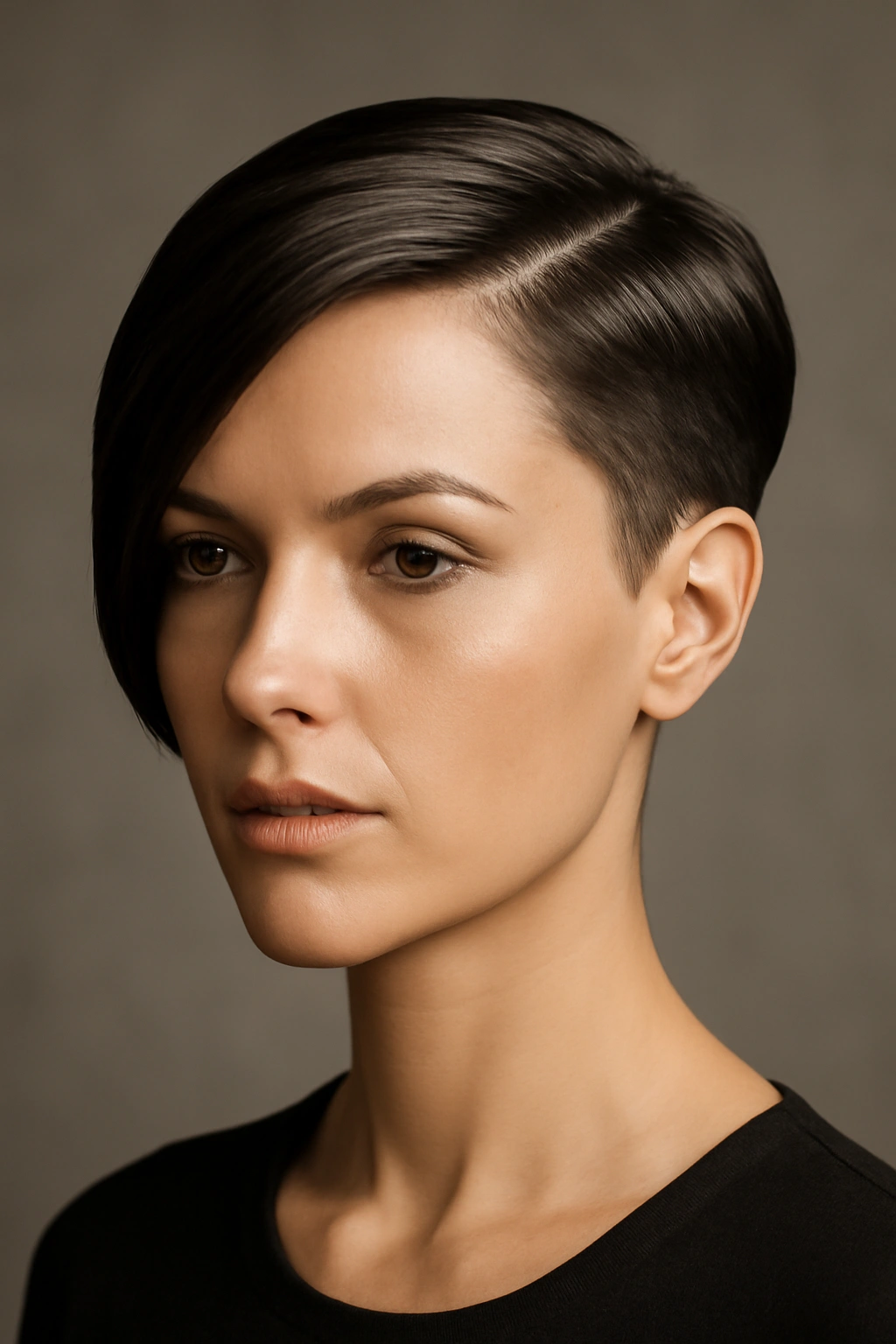 10 Short Hairstyles Perfect for Special Occasions 9 Asymmetrical short cut with one side longer, sleek and polished