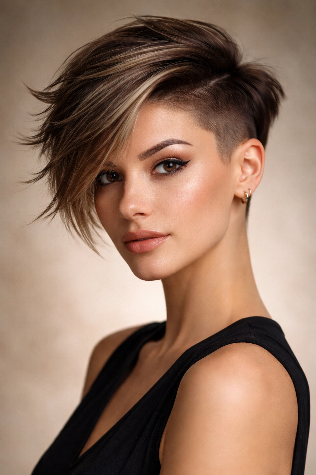 8 Undercut Pixie Styles From Soft To Sharp 4 Asymmetrical pixie with uneven lengths and undercut