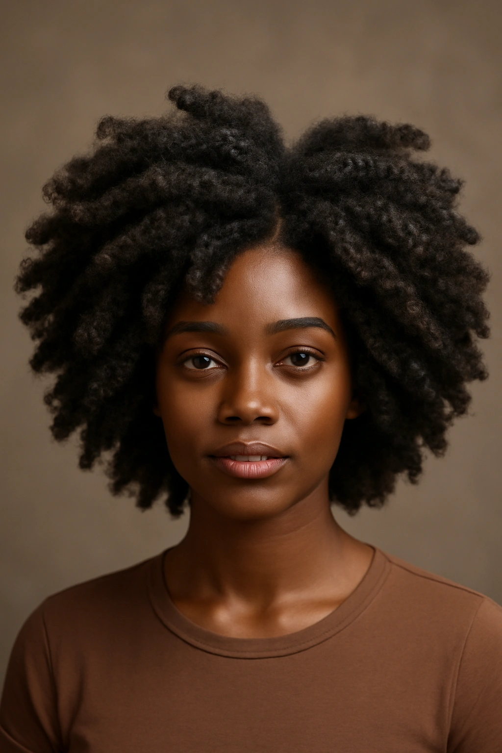 15 Afro Hairstyles for Every Length and Texture 12 Voluminous afro with zigzag texture from unravelled bantu knots.