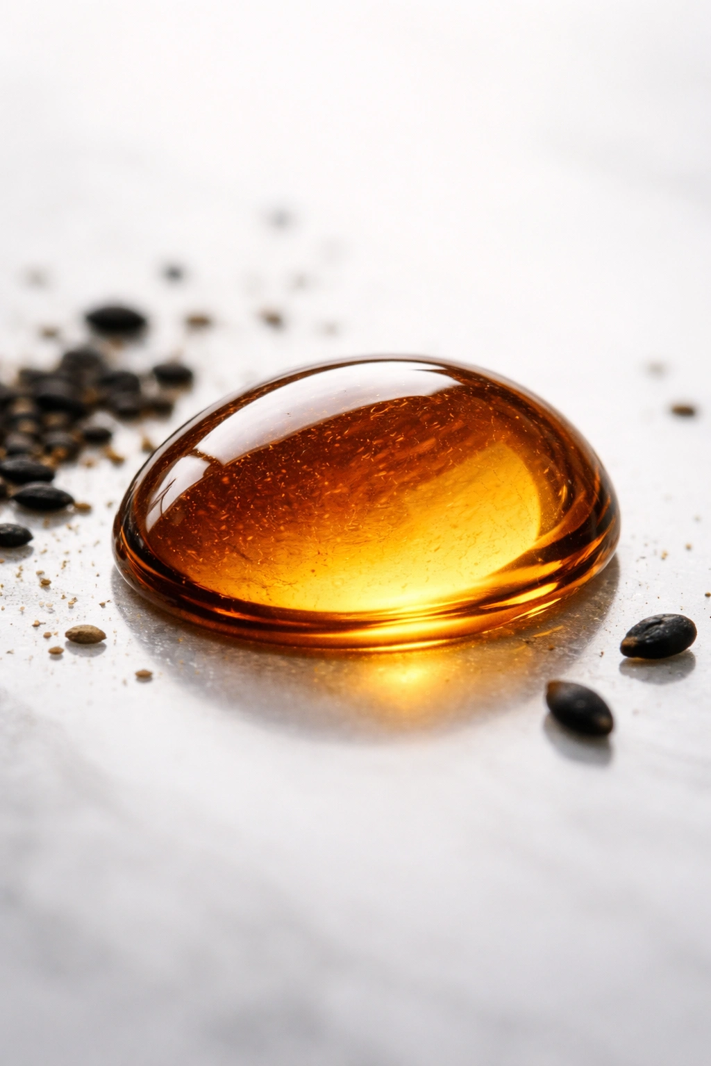 Oil droplet representing who can benefit from black seed oil