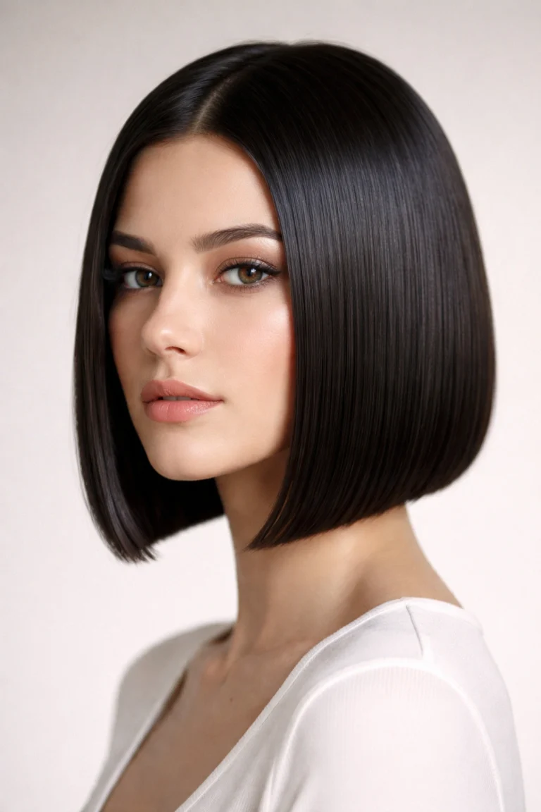 15 Sleek Medium Haircuts For Women With Straight Hair