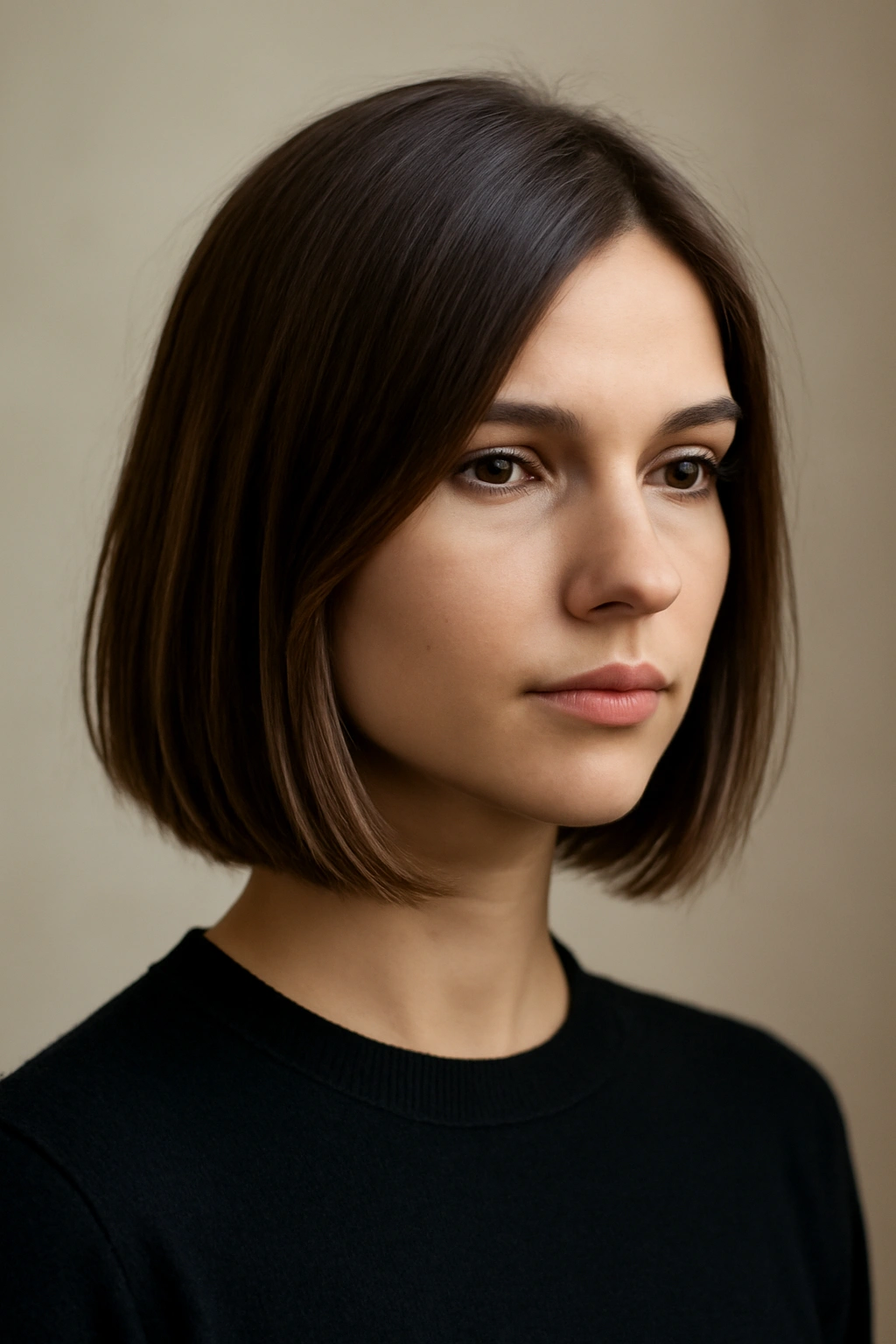 20 Medium Layered Haircuts Stylists Get Asked For Most 18 Blunt lob with hidden underneath layers