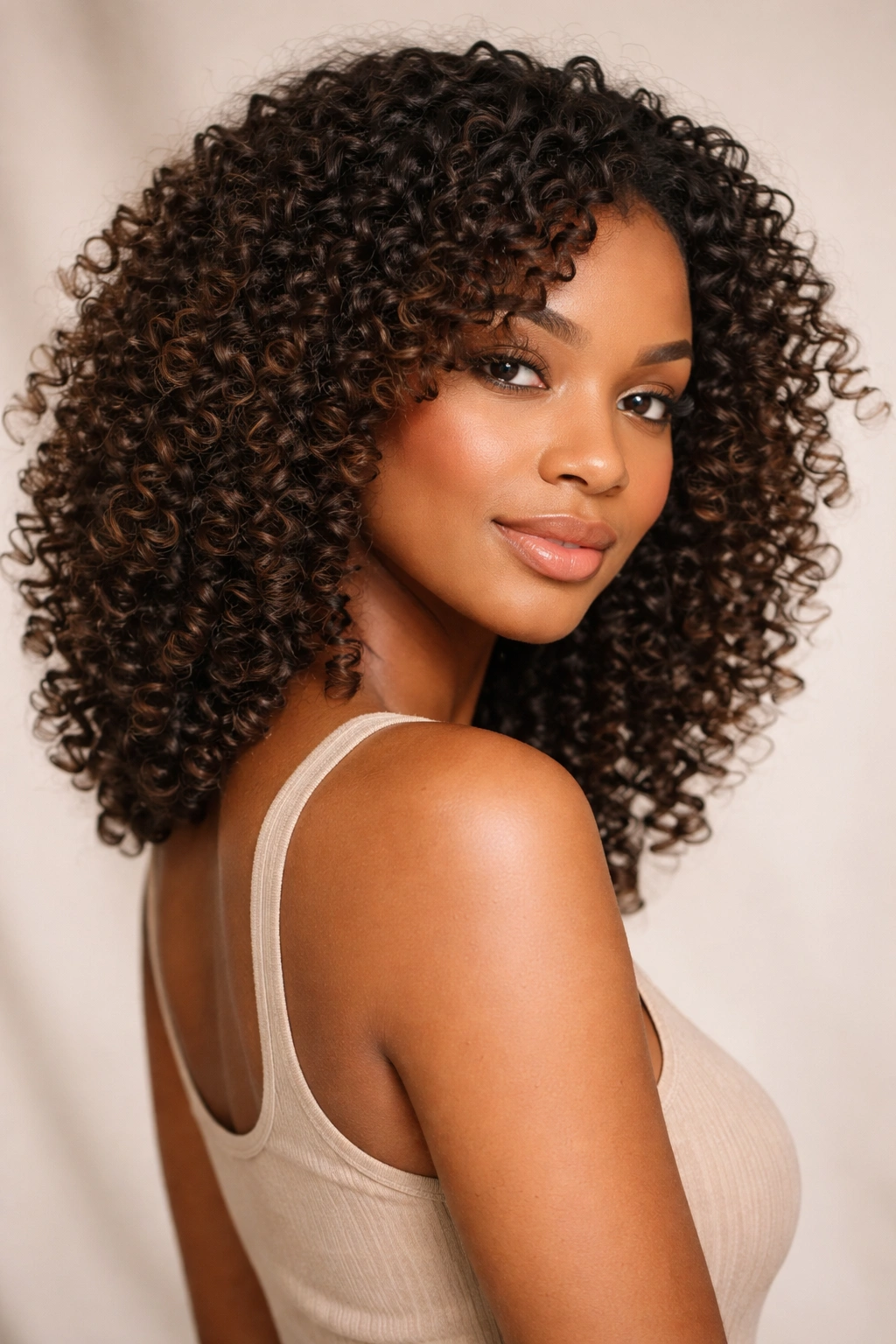 18 Haircuts For Natural Hair Sorted By Curl Type 4 Shoulder-length cut with defined Type 3 curls