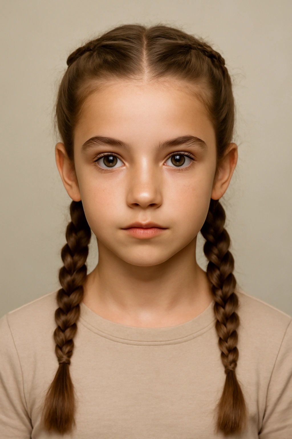 18 Kids Braid Styles That Work for School and Play 9 Front view of a child with two tight boxer braids