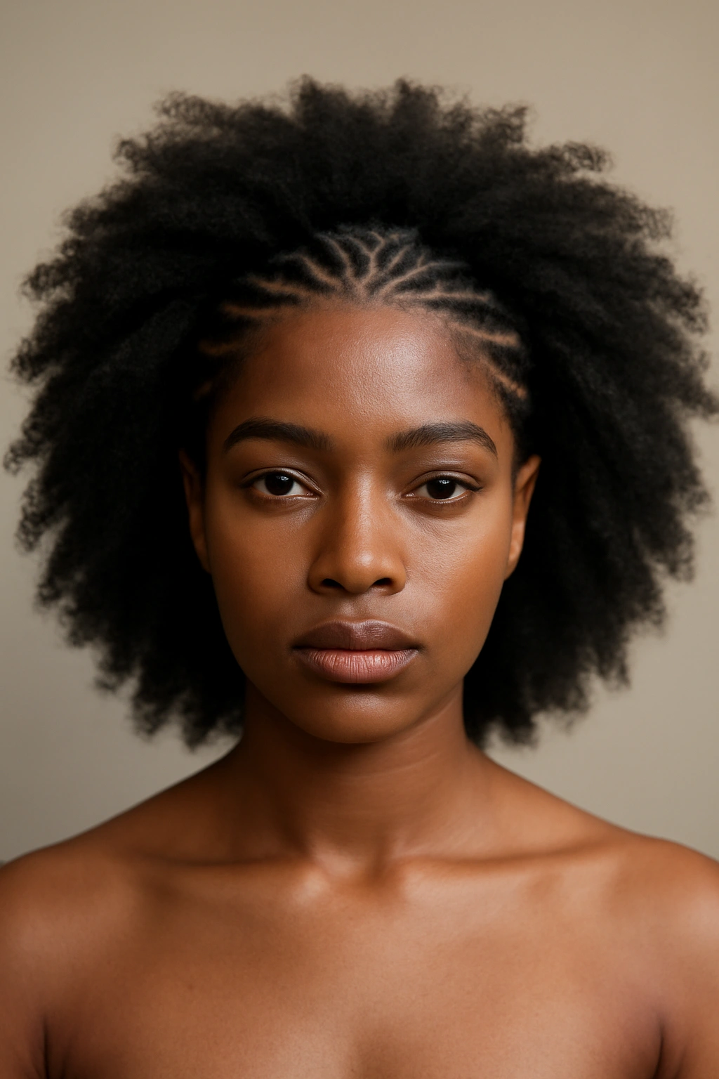 15 Afro Hairstyles for Every Length and Texture 6 Braided afro with box braids blending into loose curls