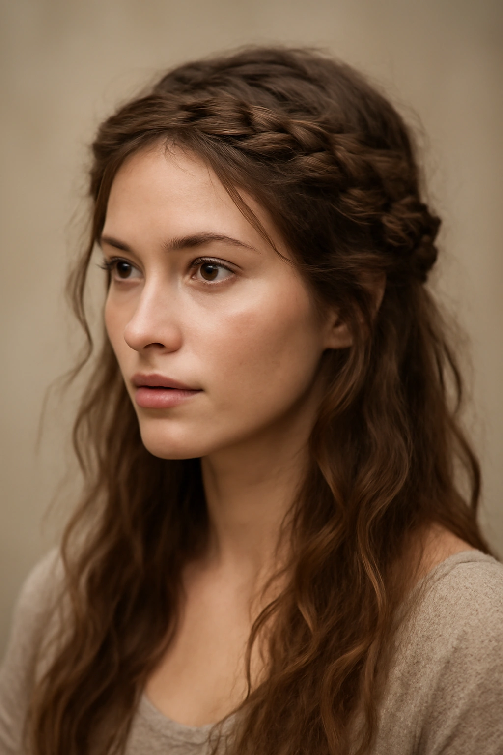 25 Effortless Long Hair Hairstyles Every Woman Needs 5 Braided crown hairstyle with bohemian texture