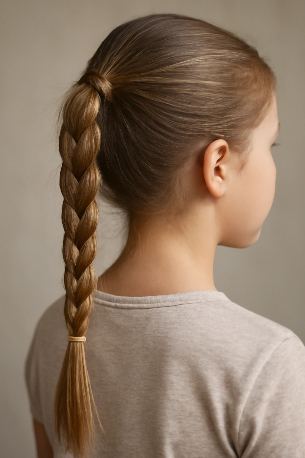 8 Easy Ponytail Hairstyles That Keep Up With Kids 5 Ponytail with a braid running through it for added texture