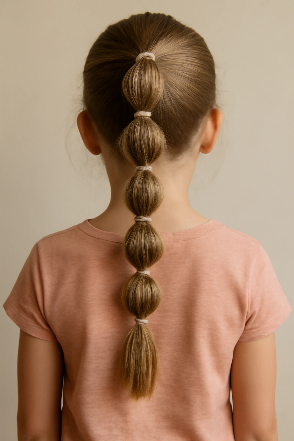18 Kids Braid Styles That Work for School and Play 11 Back view of a child with a bubble braid along the back of the head