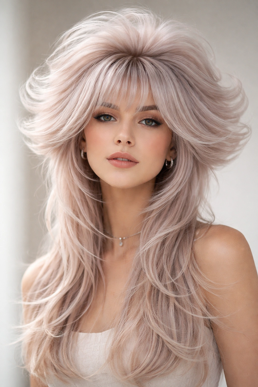 10 Jellyfish Haircuts For Trend Loving Women 8 Bubble jellyfish cut with crown volume and sculptural layers