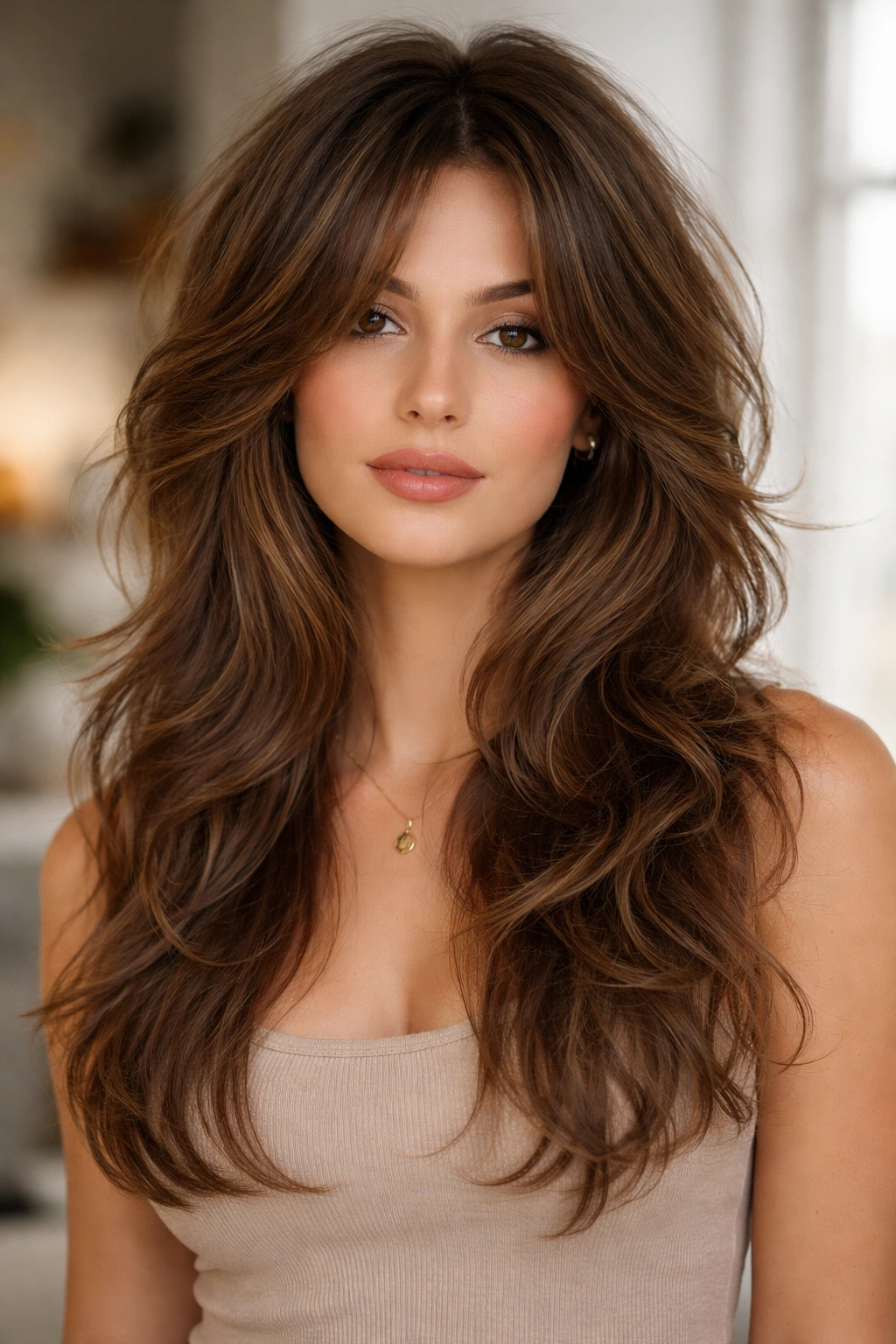 Naturally Wavy Hair 18 Haircuts That Work With It 16 Butterfly cut showing short crown layers and longer back layers on waves