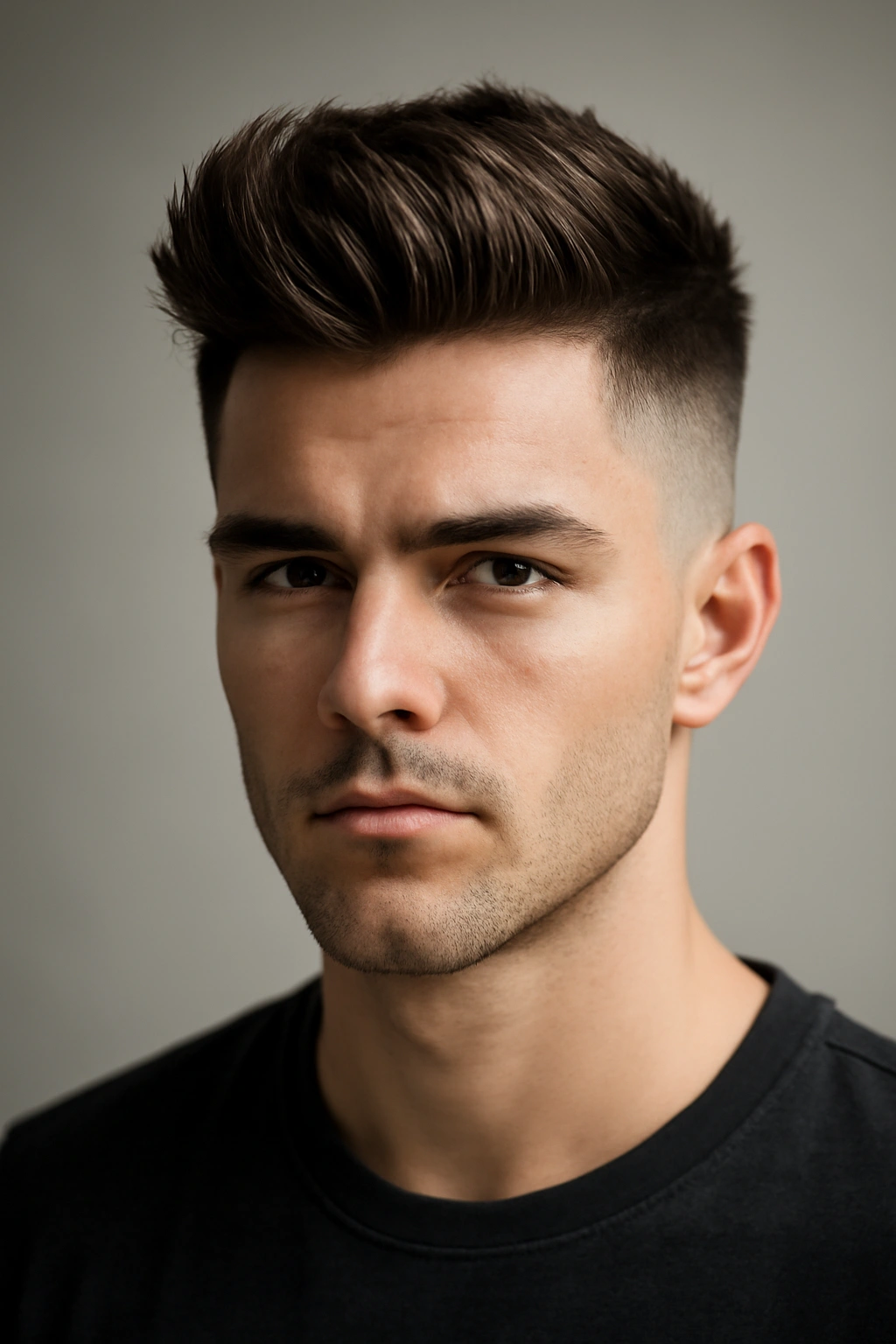 25 Short Hairstyles That Will Instantly Upgrade Your Look 18 Undercut with buzzed sides and voluminous top quiff