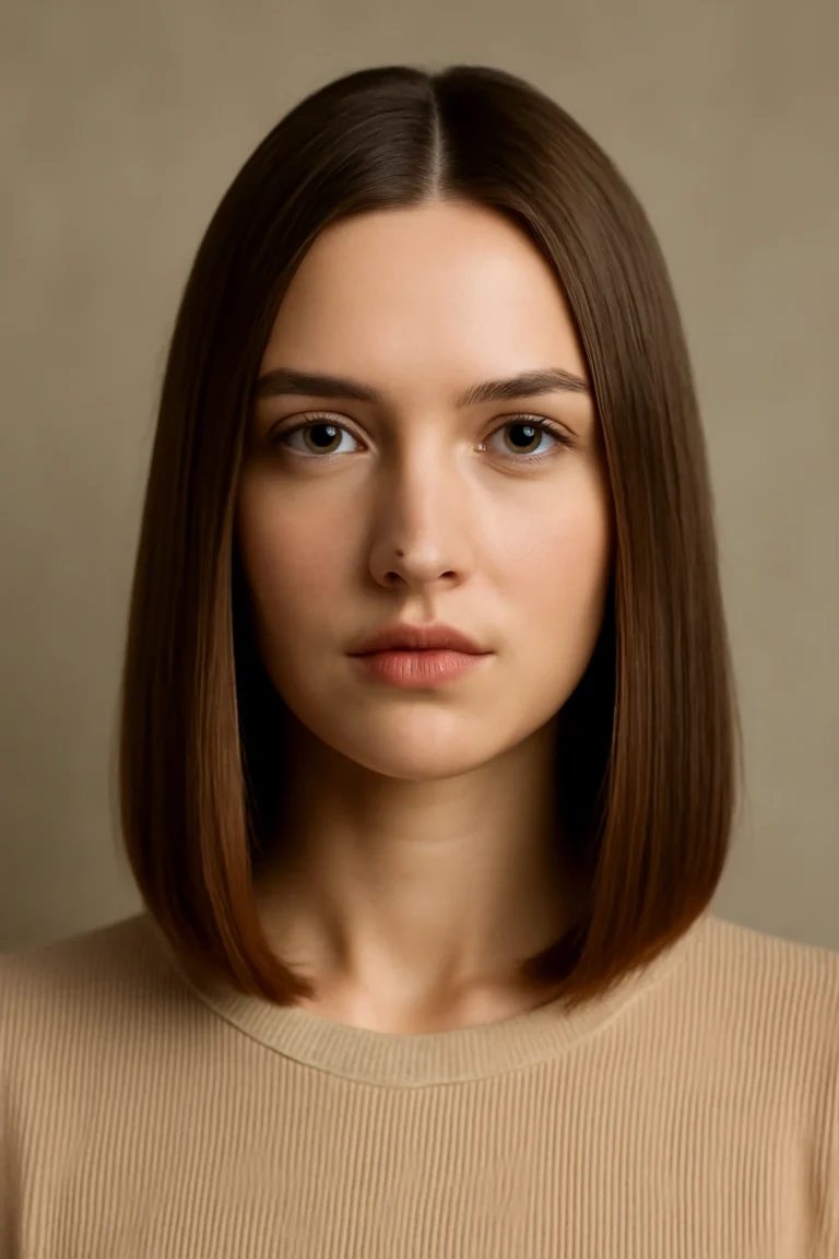 12 Straight Styles That Make Shoulder-Length Hair Look Amazing