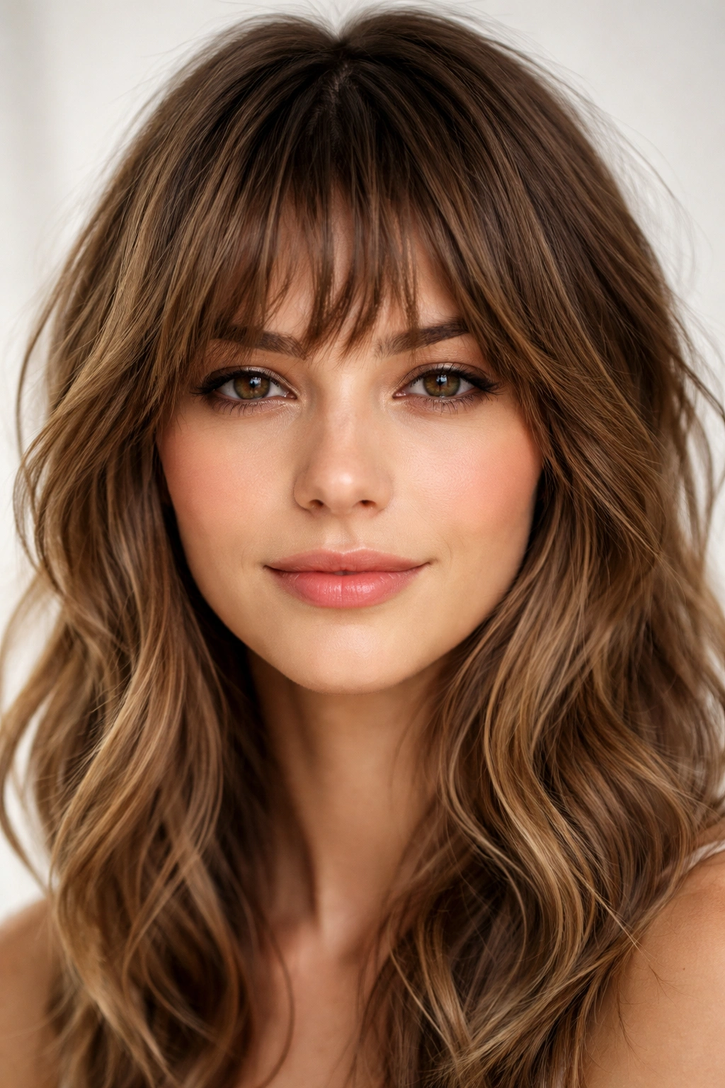 15 Choppy Haircuts That Work On All Hair Types 6 Forehead with choppy bangs showing varied-length textured fringe