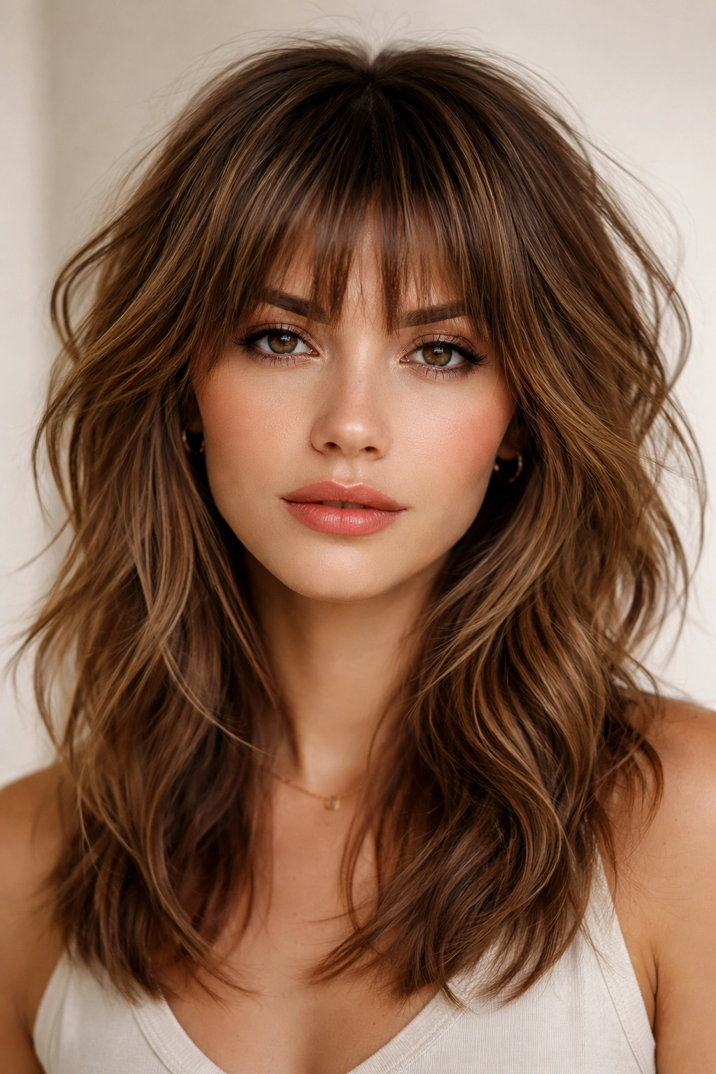 12 Choppy Layer Haircuts That Add Quick Volume 9 Choppy bangs with layered texture and full hairstyle