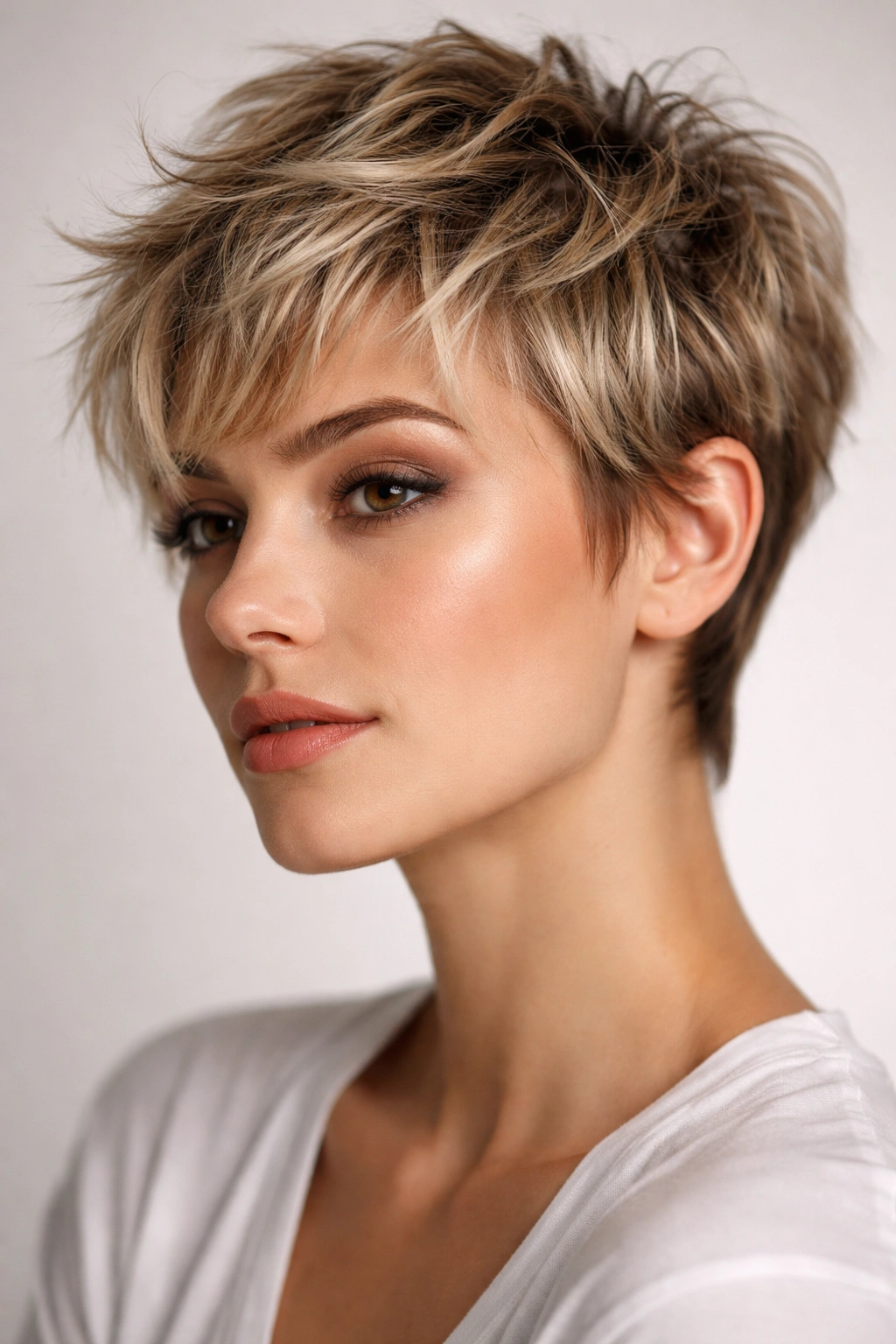 10 Short Haircuts That Give Flat Hair More Body 5 Choppy crop with uneven layers for textured volume