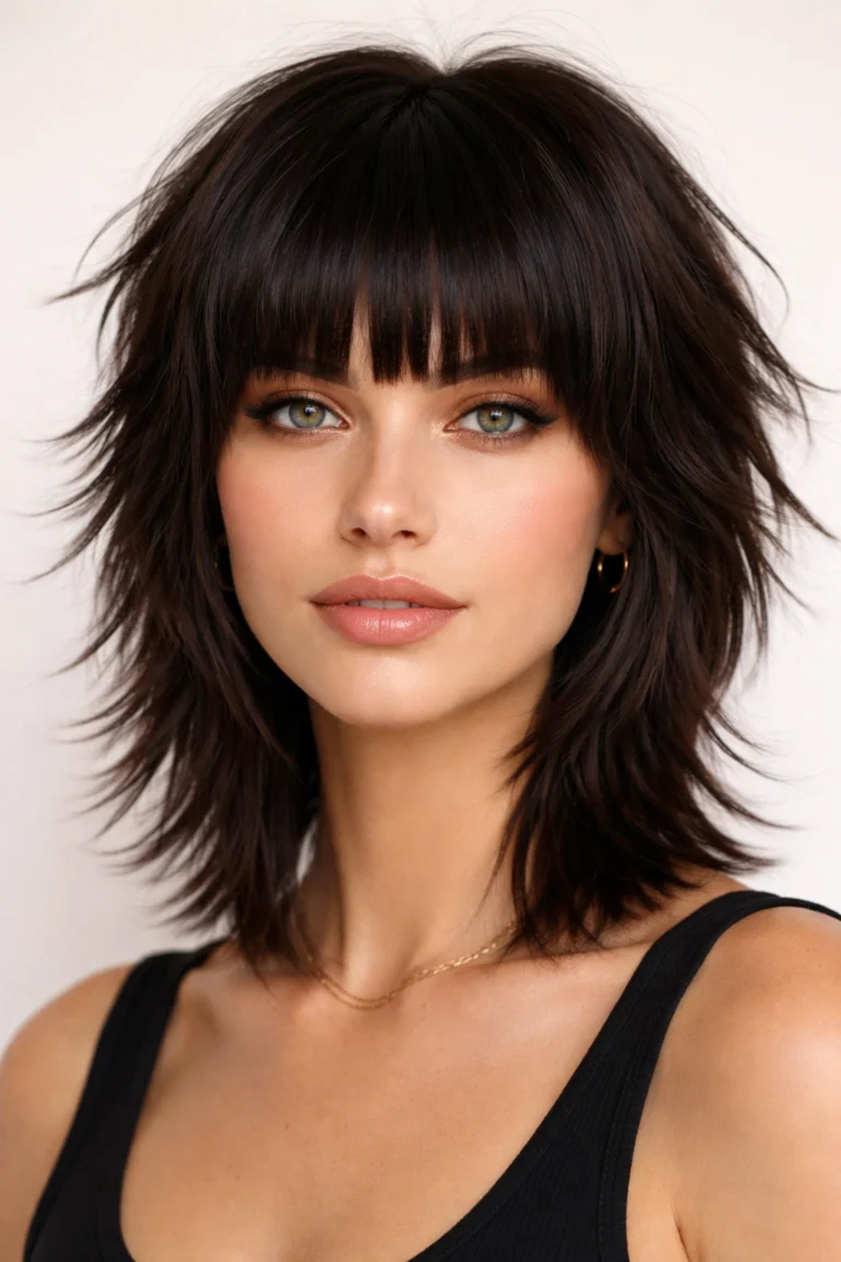 12 Short Layered Haircuts with Bangs That Work