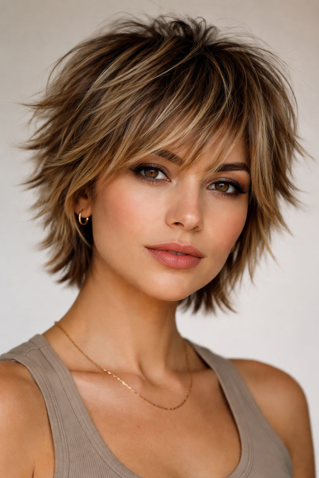 25 Short Haircuts Women Can T Stop Asking For 14 Choppy short layers hairstyle with visible length steps and texture