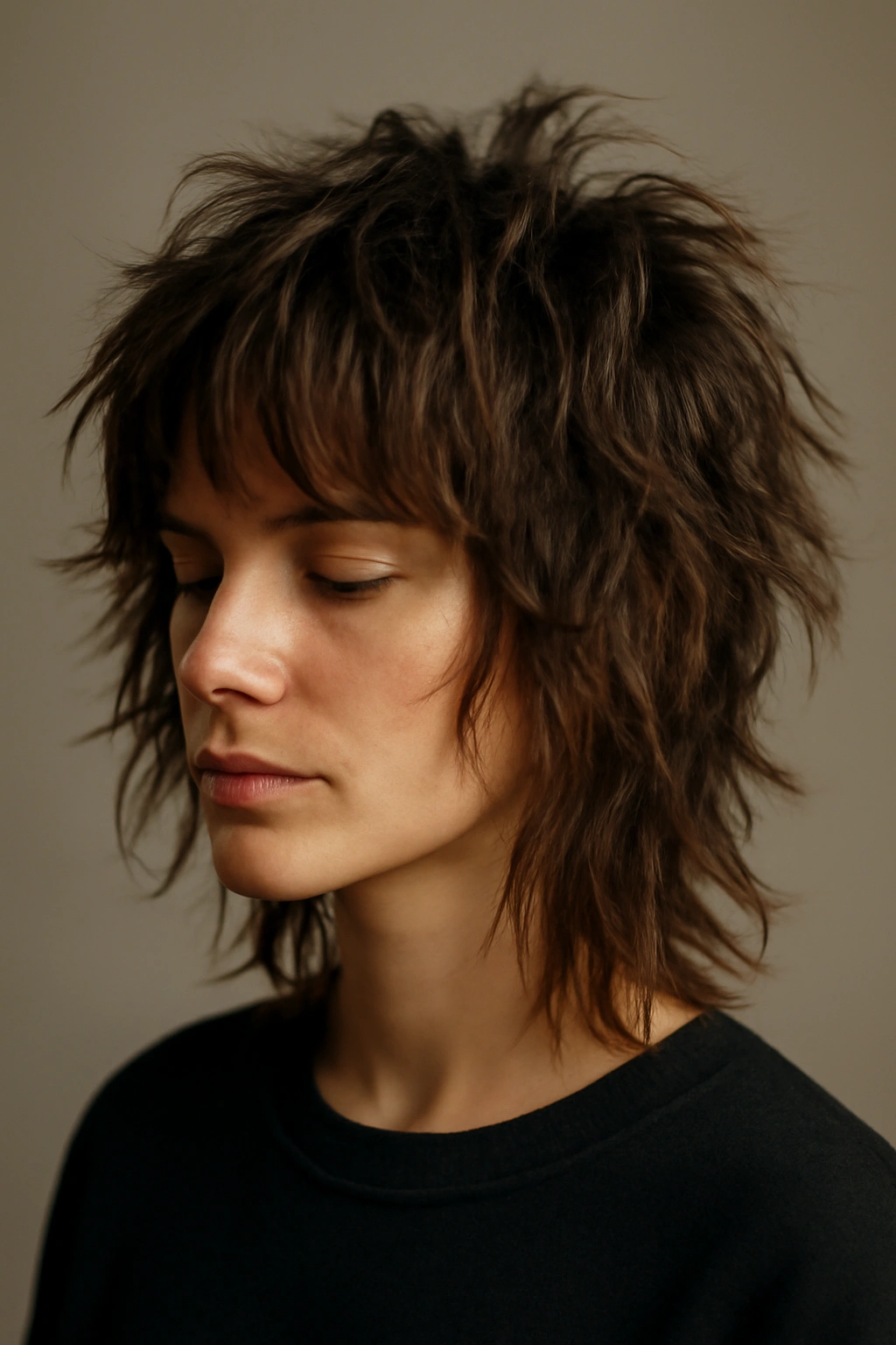 20 Shaggy Styles That Make Your Hair Look Effortlessly Good 11 Ultra-choppy shag with varying lengths for extreme texture
