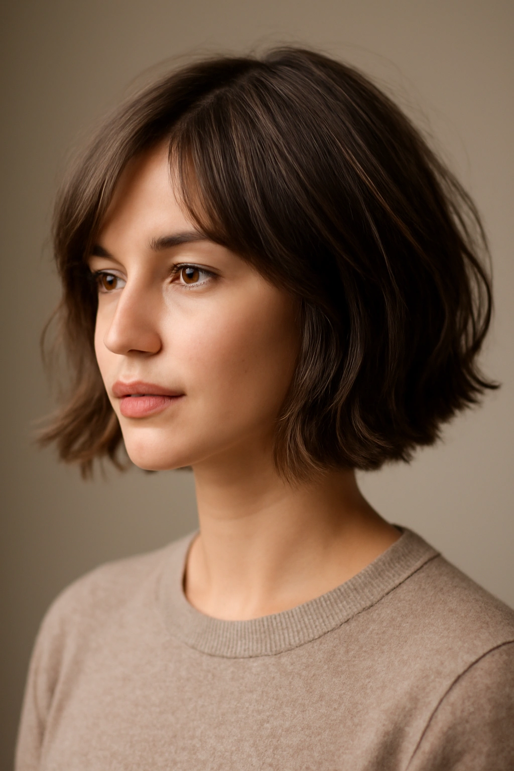 10 Easy Short Hairstyles Perfect for School Days 3 Classic bob with soft layers shown in a mid-length cut with gentle waves