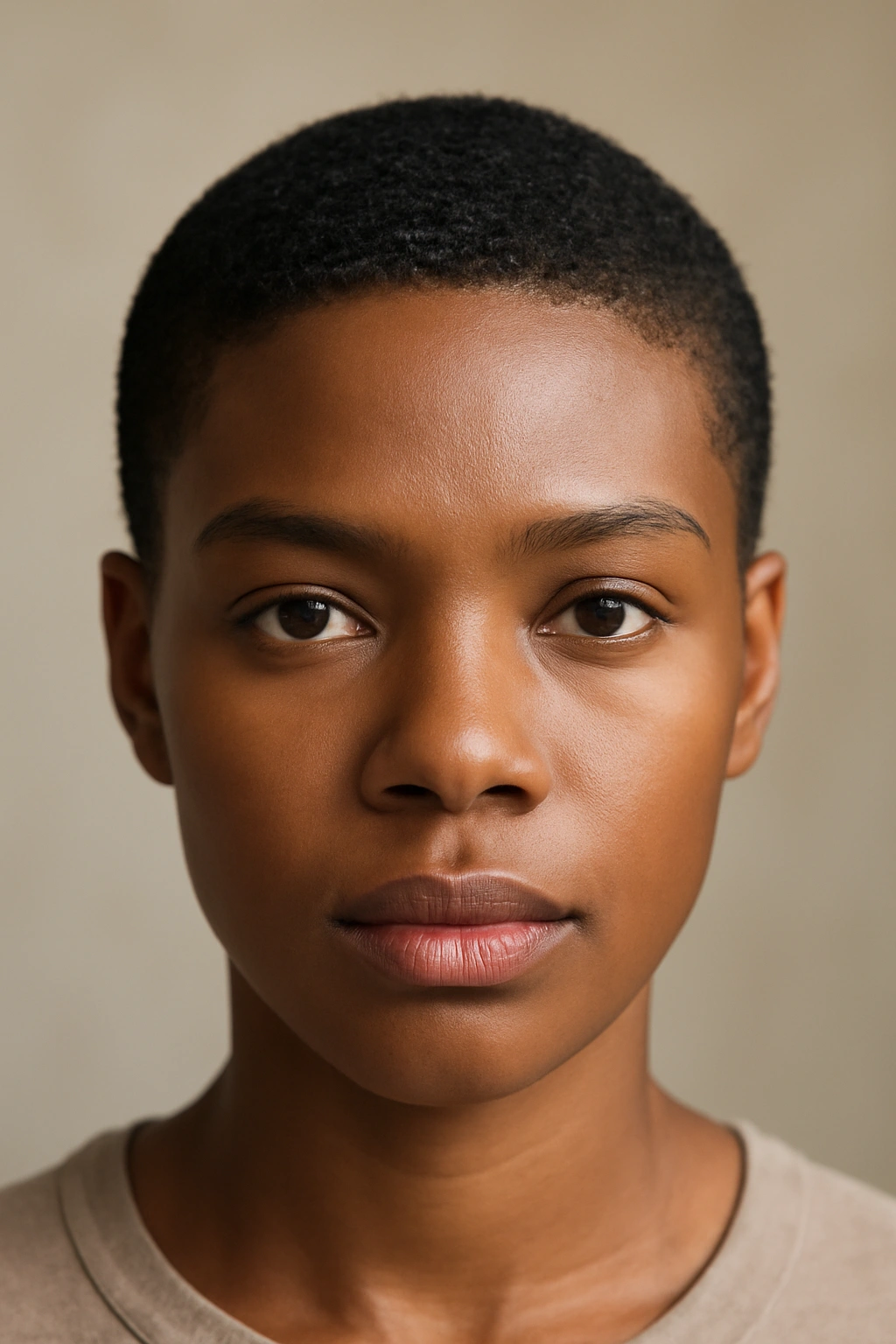 12 Short Curly Haircuts for Black Women to Copy Now 5 Very short coil crop hairstyle on a Black woman.