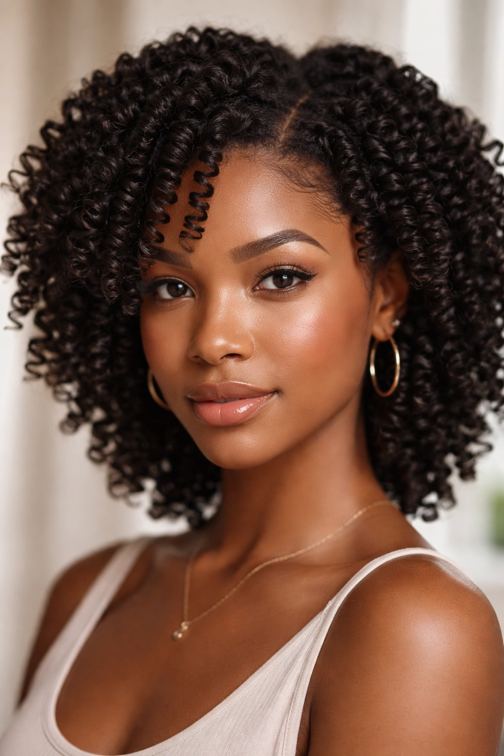 10 Hairstyles For Tight Curls At Every Length 4 Close-up of defined coil-out curls with individual spirals
