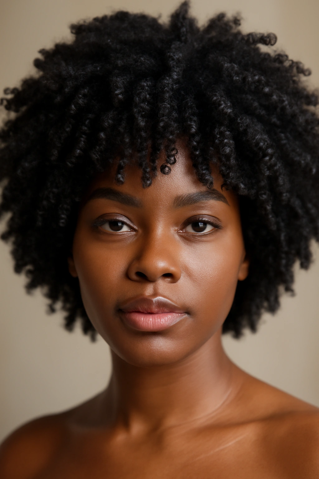 15 Afro Hairstyles for Every Length and Texture 3 Close-up of defined coily curls with moisture on a head