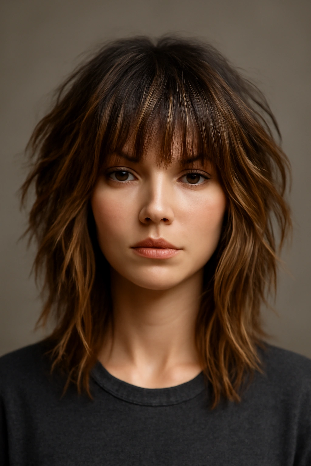 20 Shag Cuts That Instantly Upgrade Your Look 15 Shag hairstyle with color-added texture and highlights emphasizing layers.