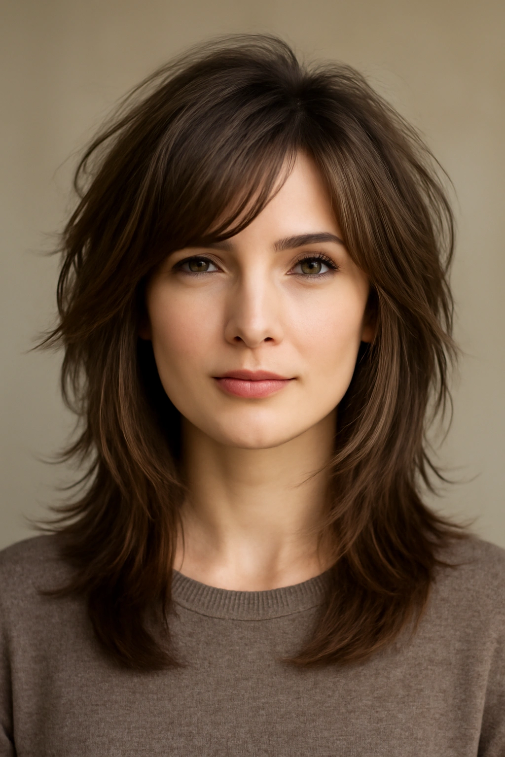 20 Layered Styles That Instantly Elevate Your Look 20 Head and shoulders showing combination layering techniques with feathered, choppy, and blended layers