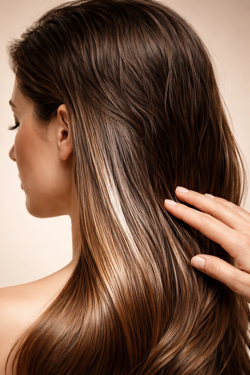 Hair with two textures showing different conditioning rules