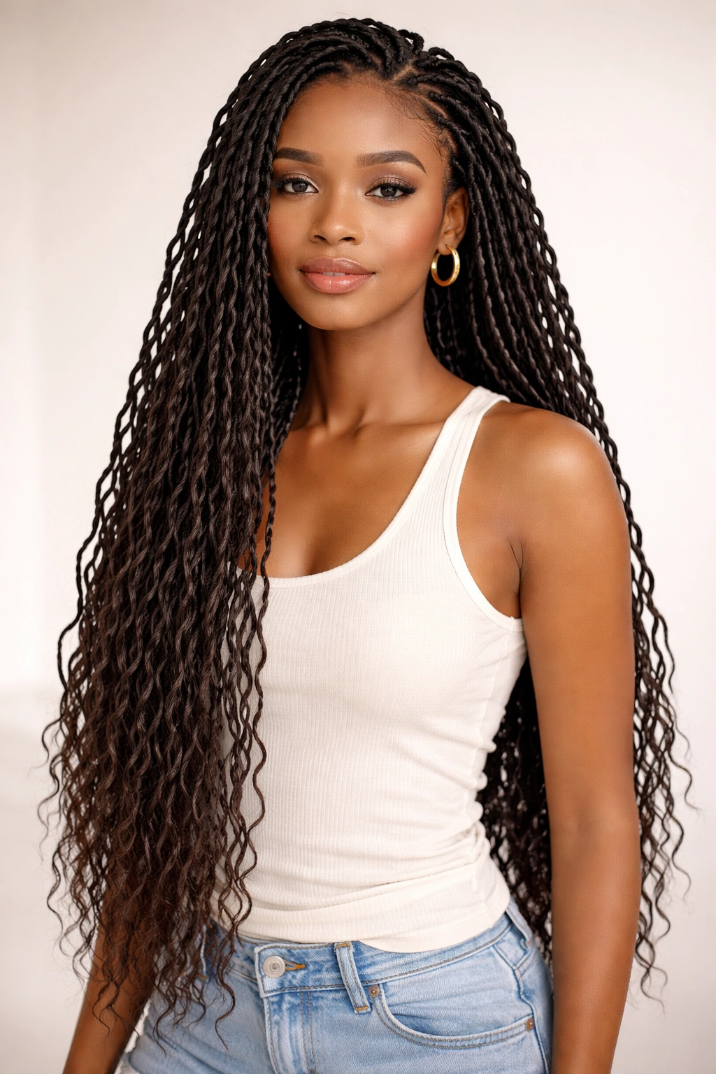 12 Crochet Hairstyles Black Women Are Rocking Now 11 Long crochet braids with airy openings and minimal density.