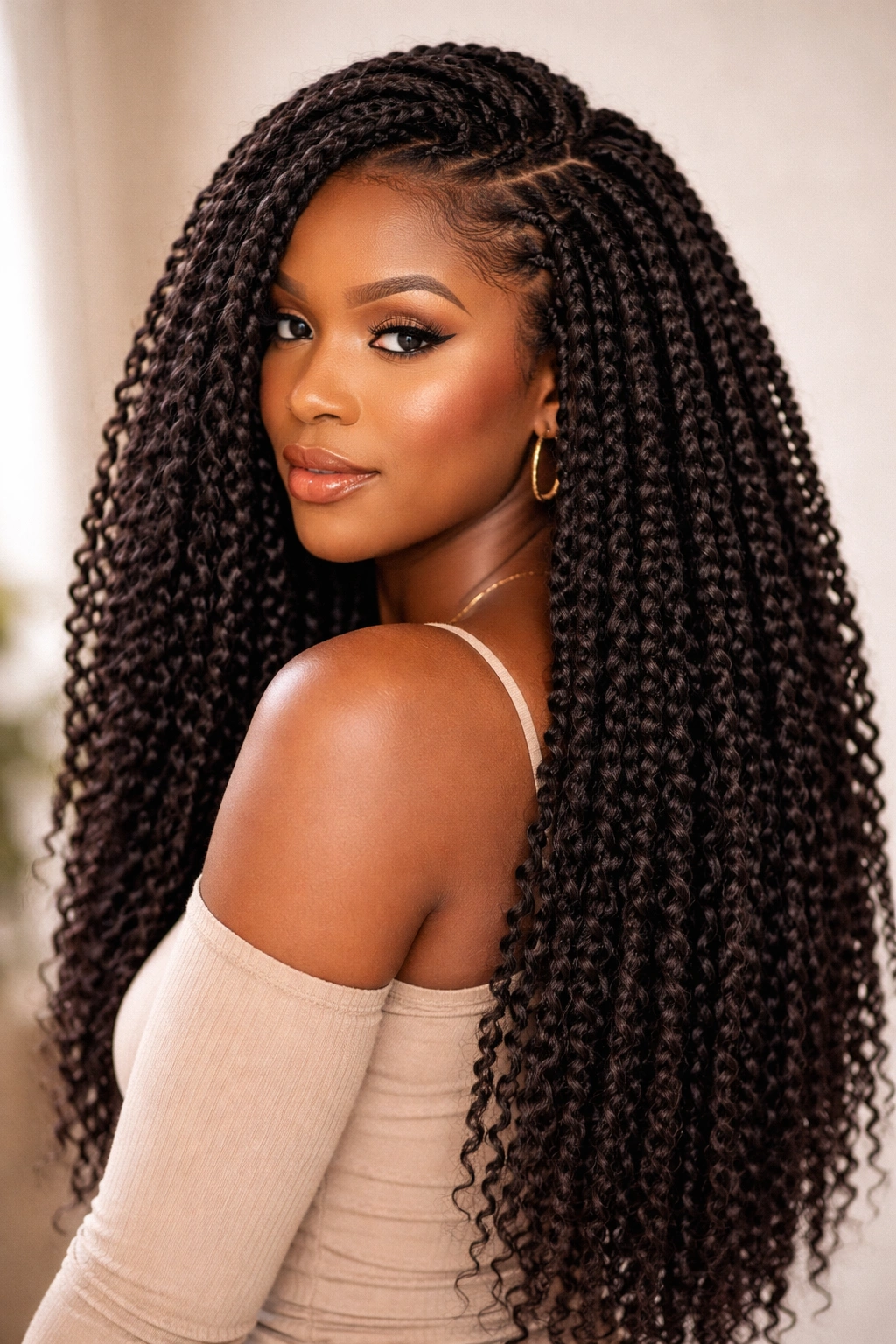 25 Braided Hairstyles For Black Women To Bookmark 12 Full head of crochet braids with extensions