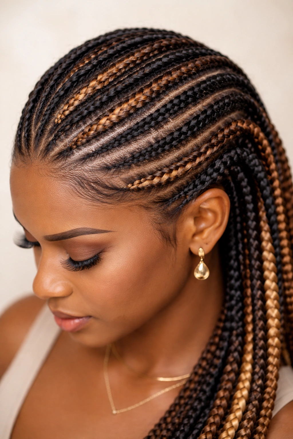 12 Crochet Hairstyles Black Women Are Rocking Now 12 Crocheted cornrows with dimensional color along sculpted rows.