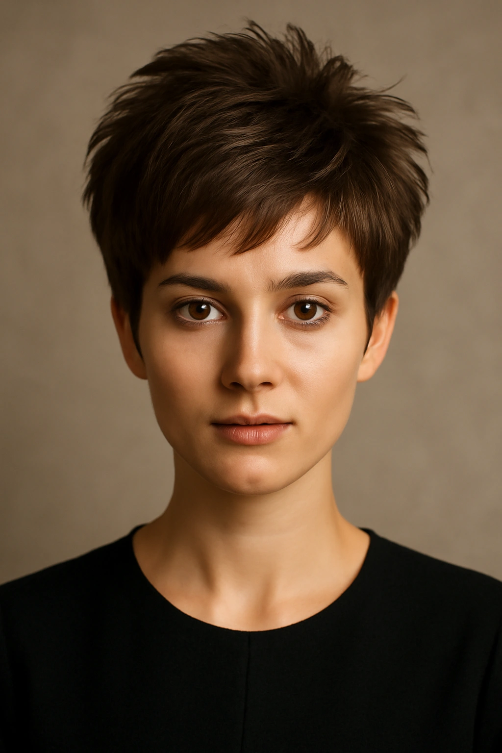 15 Formal Hairstyle Ideas Sorted by Hair Length 4 Cropped layered short hairstyle with volume at the crown