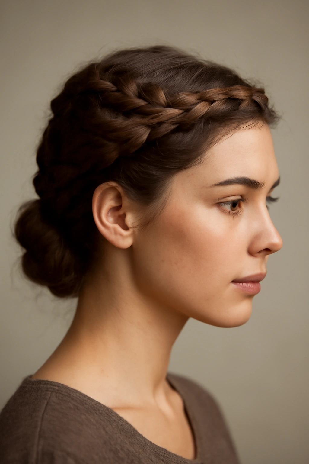 8 Viking Inspired Haircuts Women Are Trying Right Now 5 Crown braid encircling the head