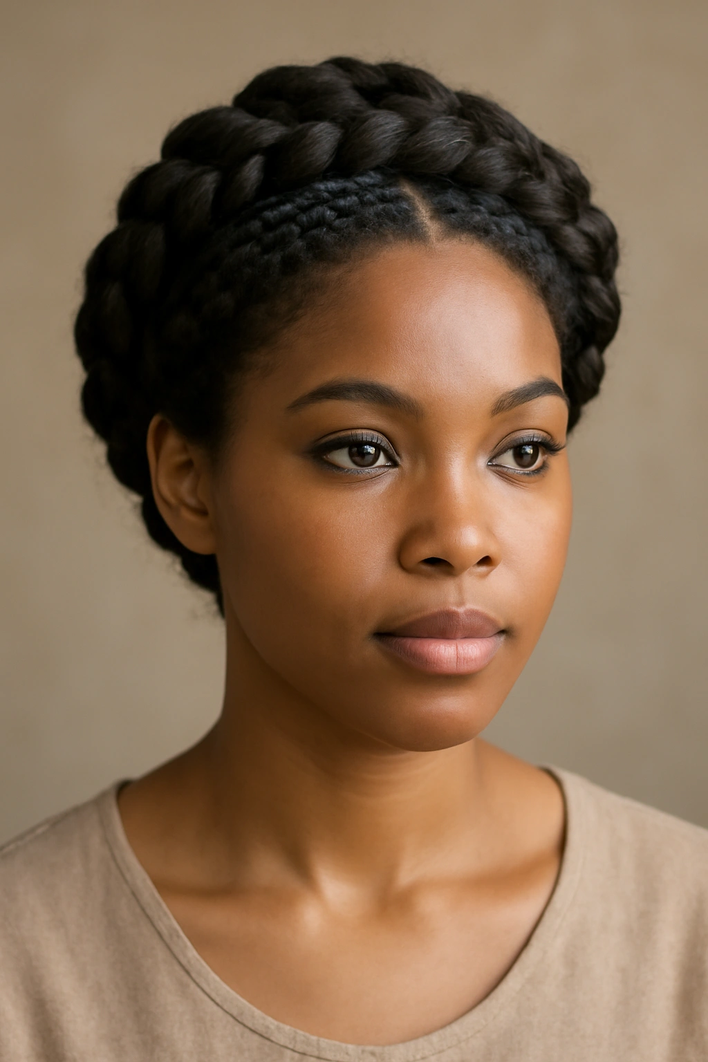 15 Short Braids for Natural Hair You Need to See 10 Crown braids encircling the head in a crown-like style