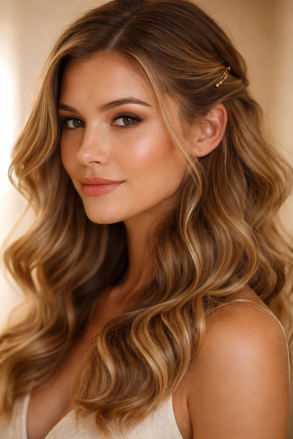 12 Hairstyles For Events That Feel Fancy But Relaxed 11 Natural curls with sections pinned back behind the ears