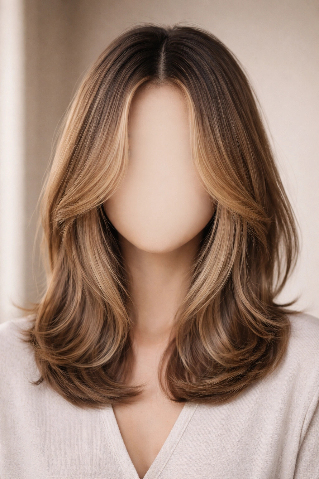20 Shoulder Length Haircuts For Every Hair Type 20 Shoulder-length curtain cut with center part and face-framing layers