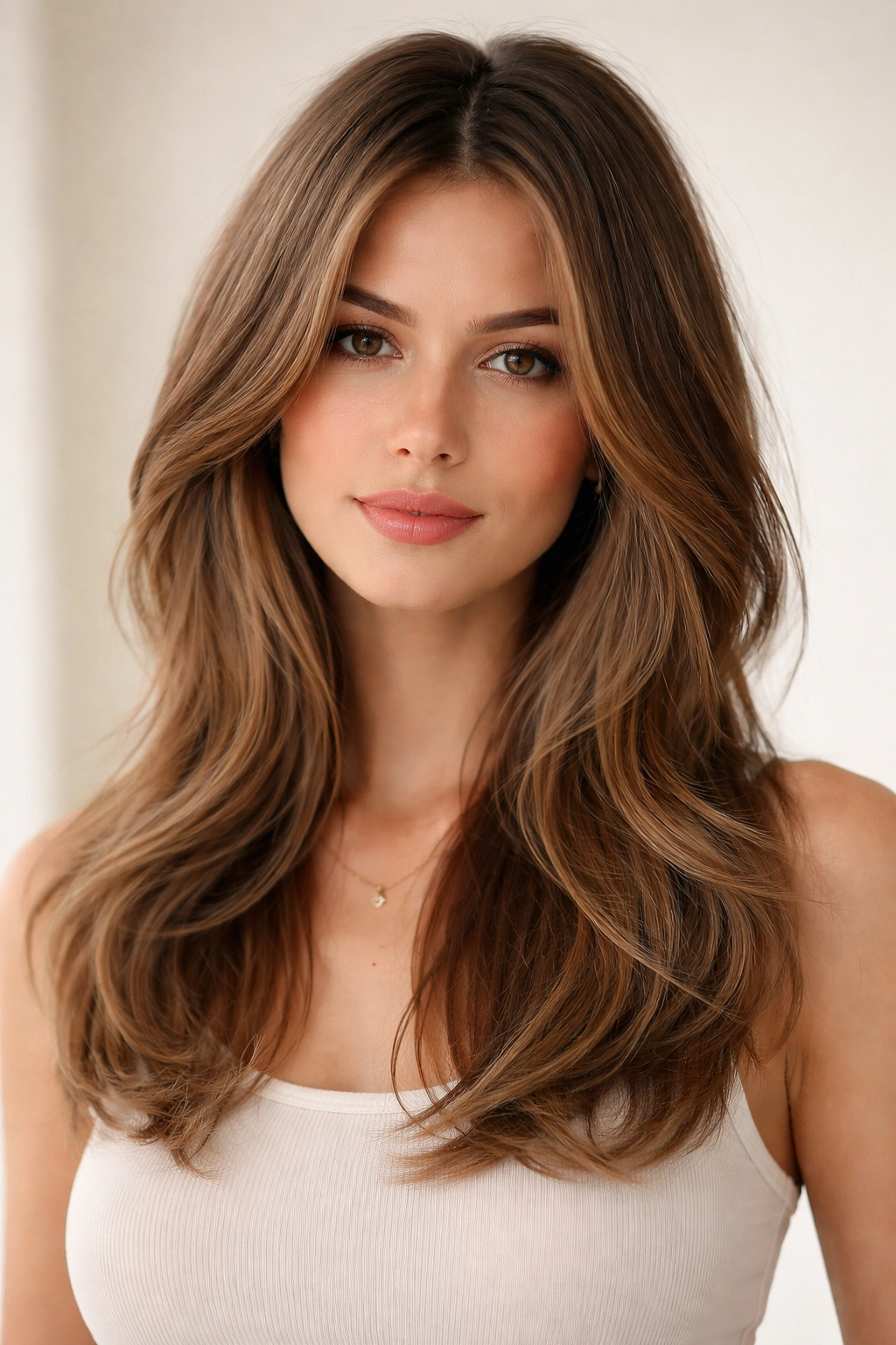 10 Front Baby Cut Styles That Are Everywhere Now 5 Curtain front pieces framing the face with center part