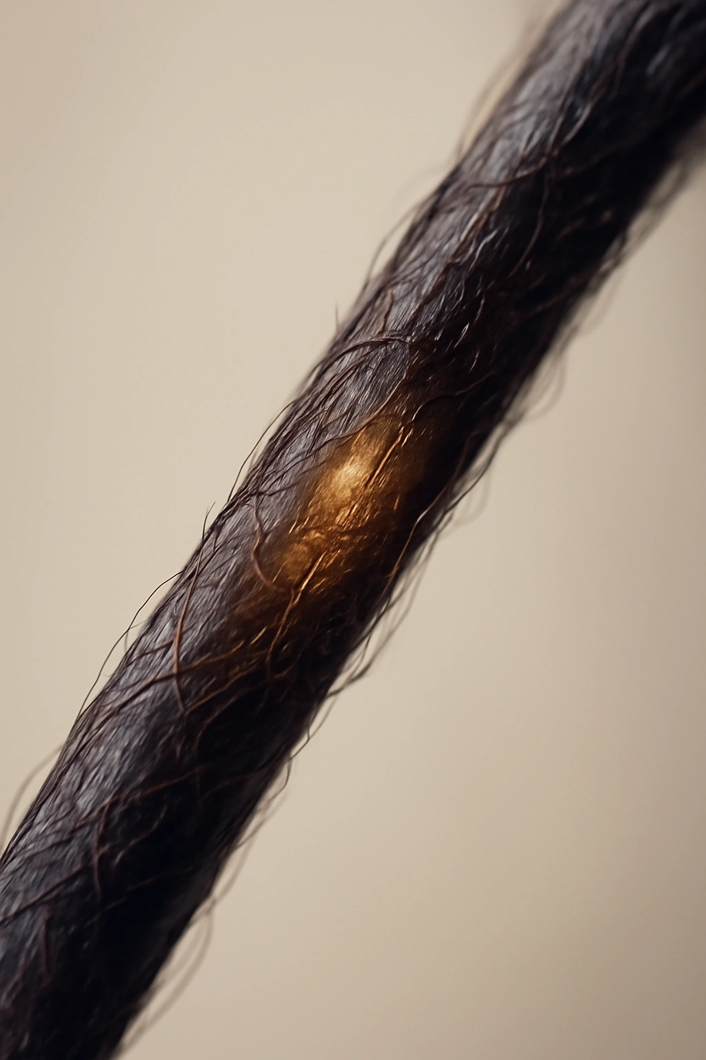 10 Natural Hair Growth Tips From Women Who Made It 3 Macro shot of a hydrated hair strand showing internal moisture