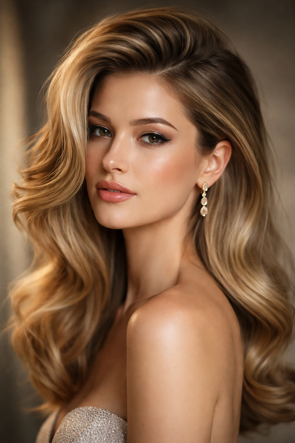 12 Hairstyles For Events That Feel Fancy But Relaxed 4 Hair with a deep side part and voluminous crown