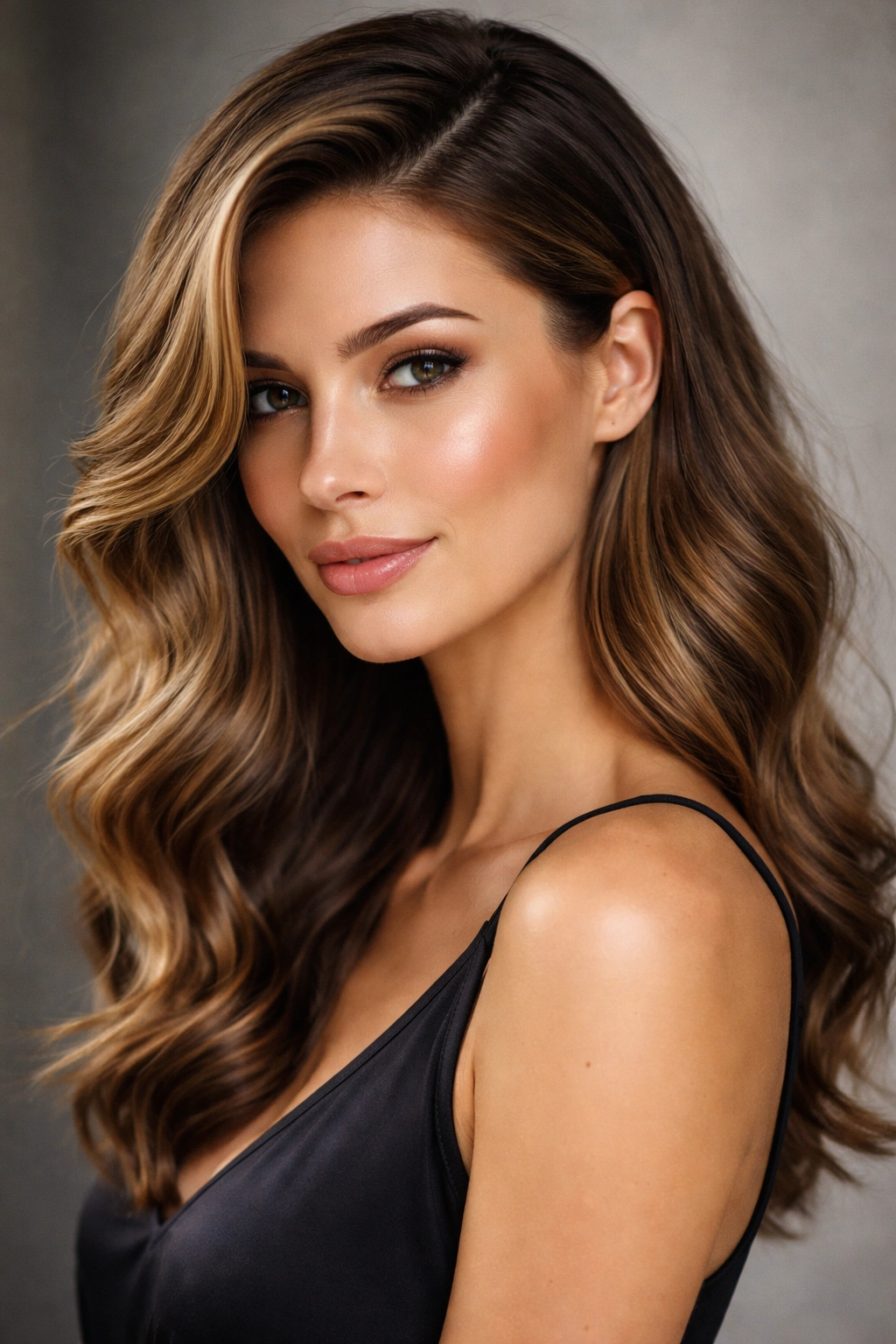 20 Wavy Haircuts For Every Length And Face Shape 16 Waves with deep side part creating width for oblong faces