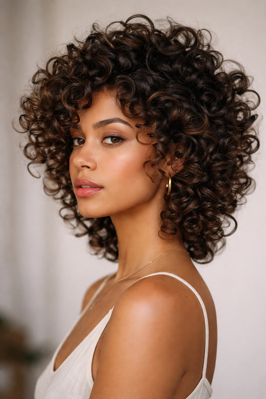 22 Curly Haircuts That Hold Their Shape All Day 12 Sculpted curls showing clearly defined sections in a defined section curl cut