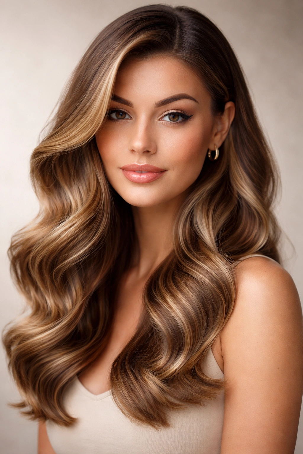 15 Polished Hairstyles That Look Put Together 13 Close-up of a person with defined waves in a glossy blowout