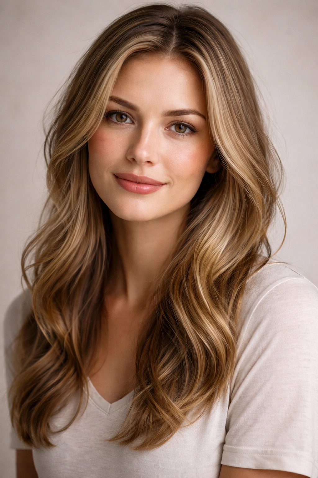 Person with dirty blonde hair shown in a flattering profile