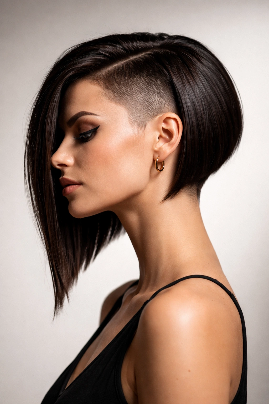 Portrait of a disconnected asymmetrical crop with clear short and long sides