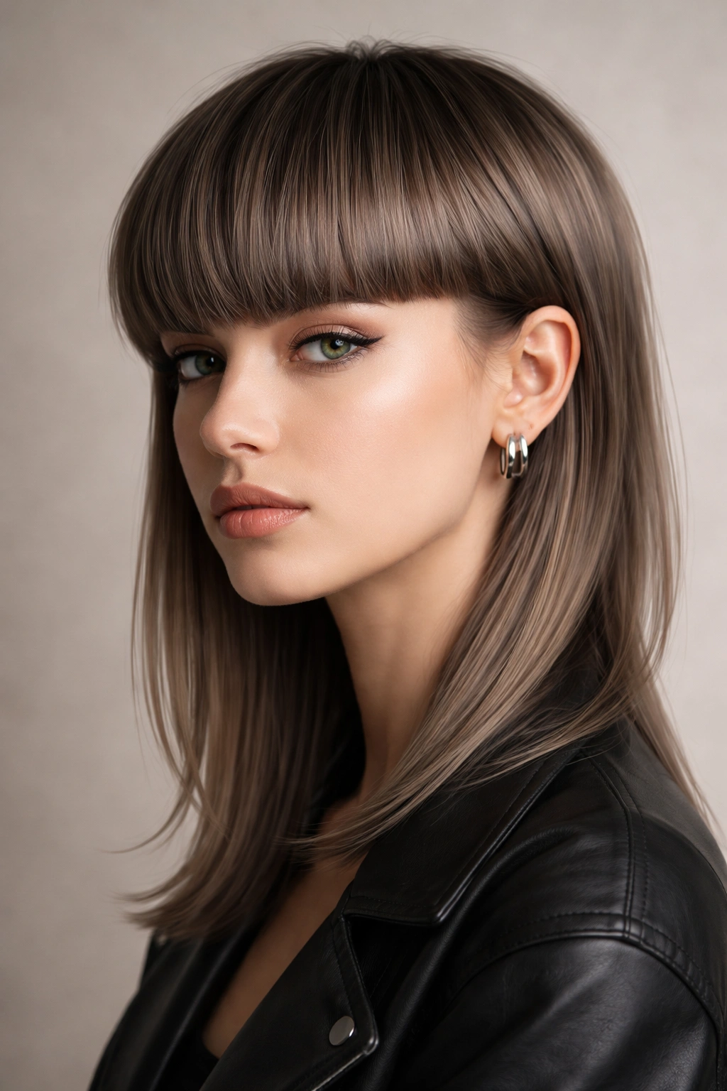 Disconnected bowl cut with visible line between sections