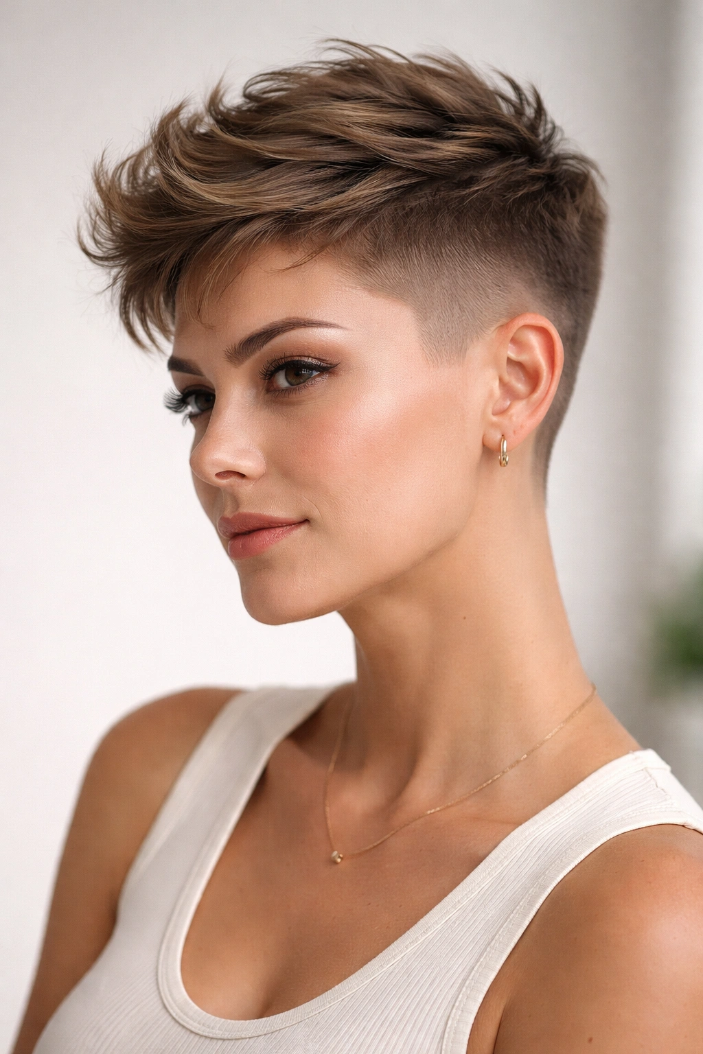 Disconnected Undercut With Soft Top showing strong contrast between short sides and textured top
